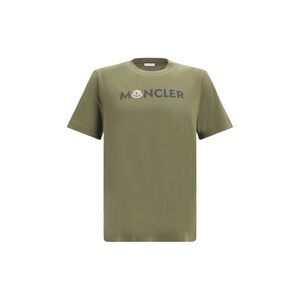Moncler Men Cotton Jersey T-Shirt With Chest Logo